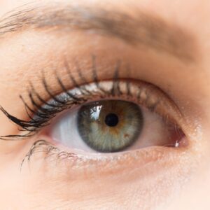 A close-up shot of a woman's eye.